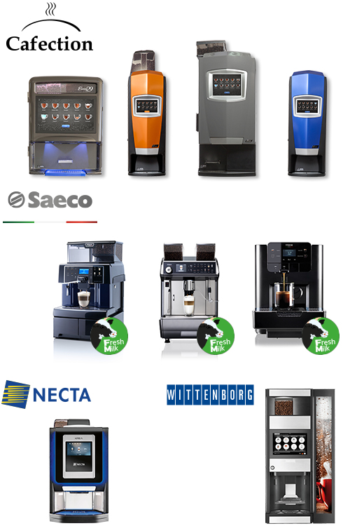 NAMA Show 2019 Line up of Cafection | Evoca Coffee Machines - Booth 411  | Cafection Coffee Machine | Quebec
